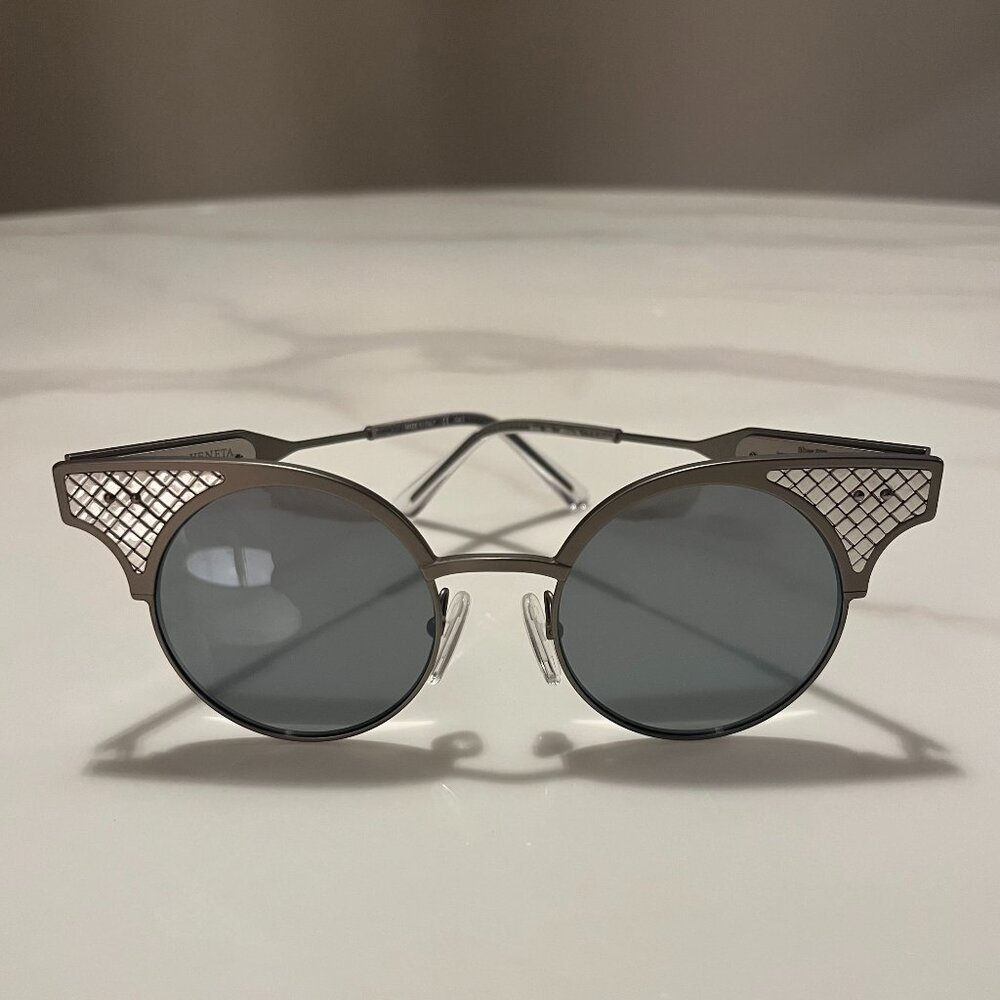 Bottega Veneta BV15 Limited Edition 297/300 Sterling Silver Titanium Sunglasses - Picture 4 of 10